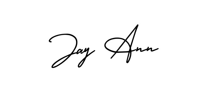Similarly AmerikaSignatureDemo-Regular is the best handwritten signature design. Signature creator online .You can use it as an online autograph creator for name Jay Ann. Jay Ann signature style 3 images and pictures png