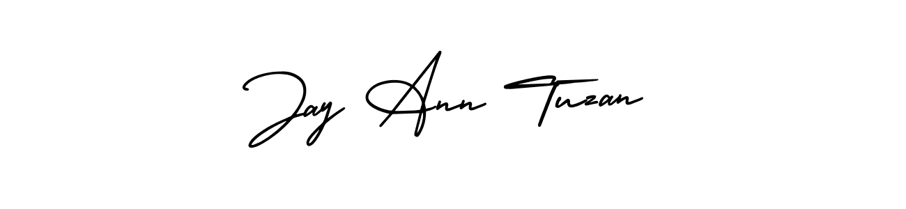 Make a beautiful signature design for name Jay Ann Tuzan. With this signature (AmerikaSignatureDemo-Regular) style, you can create a handwritten signature for free. Jay Ann Tuzan signature style 3 images and pictures png