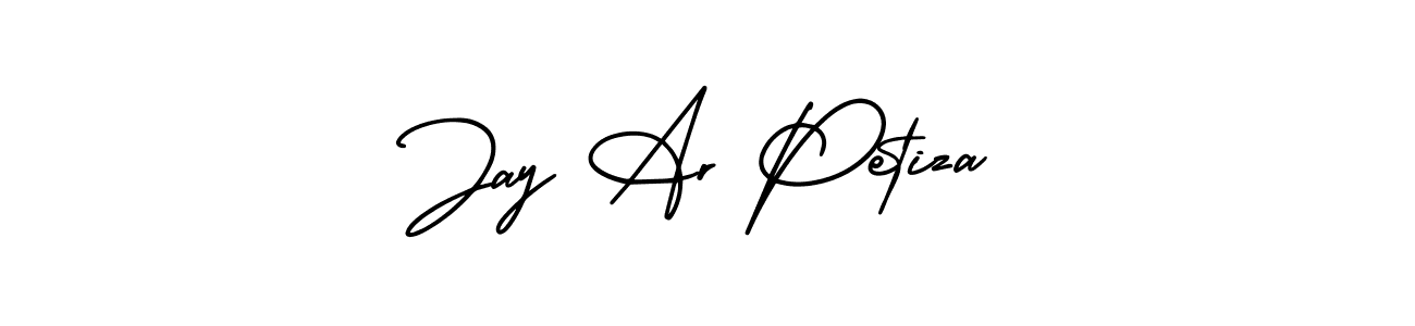 Make a beautiful signature design for name Jay Ar Petiza. With this signature (AmerikaSignatureDemo-Regular) style, you can create a handwritten signature for free. Jay Ar Petiza signature style 3 images and pictures png