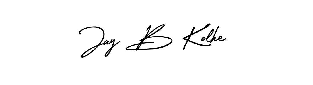 You should practise on your own different ways (AmerikaSignatureDemo-Regular) to write your name (Jay B Kolhe) in signature. don't let someone else do it for you. Jay B Kolhe signature style 3 images and pictures png