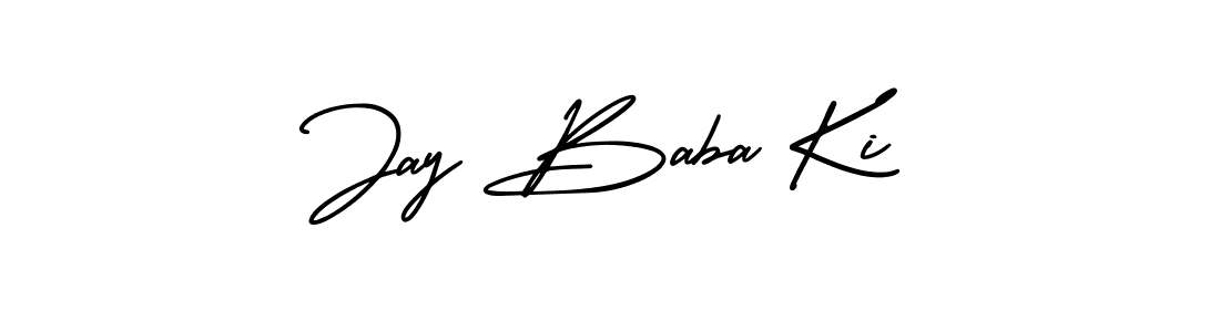 Make a beautiful signature design for name Jay Baba Ki. With this signature (AmerikaSignatureDemo-Regular) style, you can create a handwritten signature for free. Jay Baba Ki signature style 3 images and pictures png