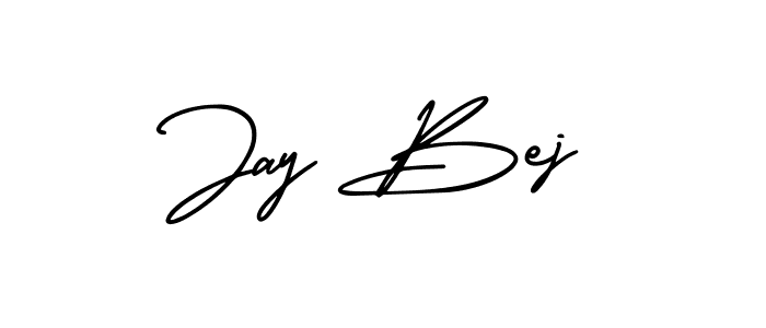 Use a signature maker to create a handwritten signature online. With this signature software, you can design (AmerikaSignatureDemo-Regular) your own signature for name Jay Bej. Jay Bej signature style 3 images and pictures png