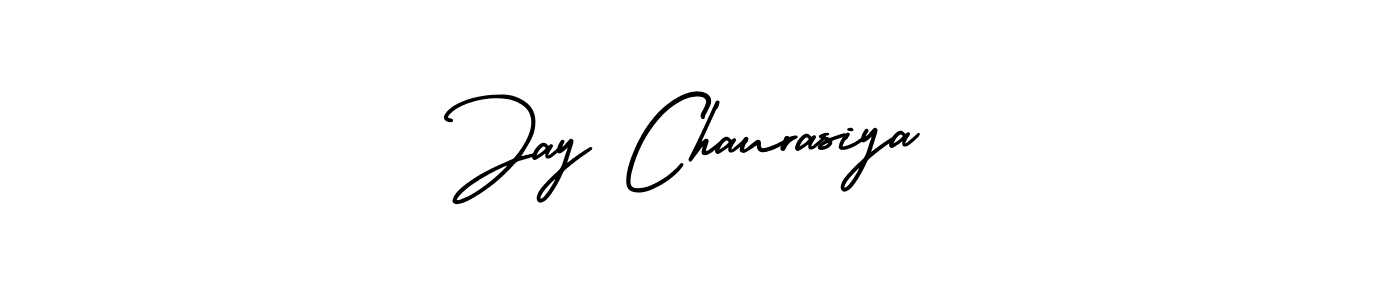 How to make Jay Chaurasiya name signature. Use AmerikaSignatureDemo-Regular style for creating short signs online. This is the latest handwritten sign. Jay Chaurasiya signature style 3 images and pictures png