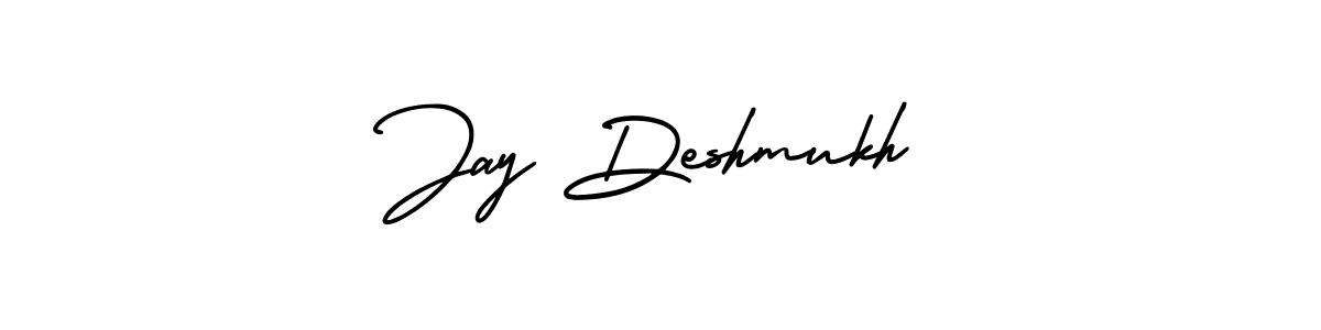 How to make Jay Deshmukh name signature. Use AmerikaSignatureDemo-Regular style for creating short signs online. This is the latest handwritten sign. Jay Deshmukh signature style 3 images and pictures png