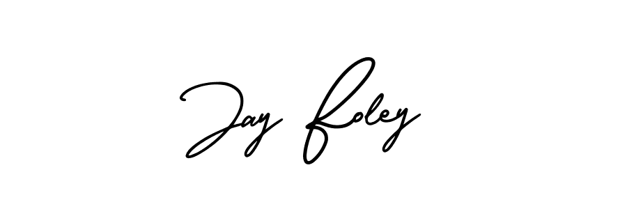 Make a beautiful signature design for name Jay Foley. With this signature (AmerikaSignatureDemo-Regular) style, you can create a handwritten signature for free. Jay Foley signature style 3 images and pictures png