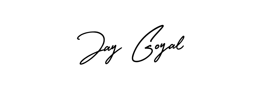 if you are searching for the best signature style for your name Jay Goyal. so please give up your signature search. here we have designed multiple signature styles  using AmerikaSignatureDemo-Regular. Jay Goyal signature style 3 images and pictures png