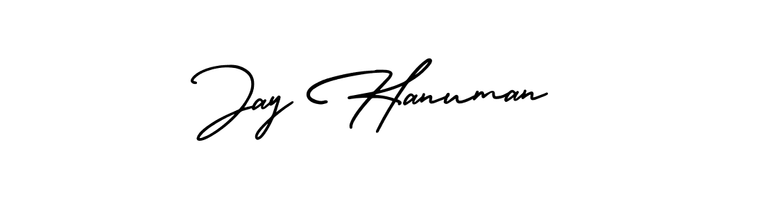 Use a signature maker to create a handwritten signature online. With this signature software, you can design (AmerikaSignatureDemo-Regular) your own signature for name Jay Hanuman. Jay Hanuman signature style 3 images and pictures png