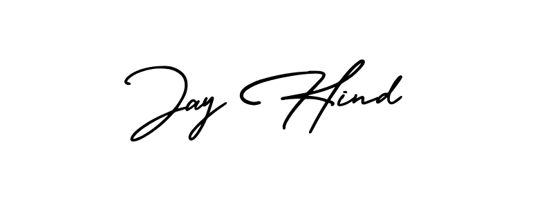 Make a beautiful signature design for name Jay Hind. With this signature (AmerikaSignatureDemo-Regular) style, you can create a handwritten signature for free. Jay Hind signature style 3 images and pictures png