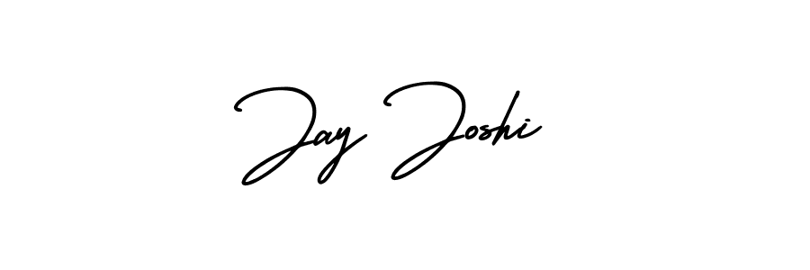 How to make Jay Joshi name signature. Use AmerikaSignatureDemo-Regular style for creating short signs online. This is the latest handwritten sign. Jay Joshi signature style 3 images and pictures png