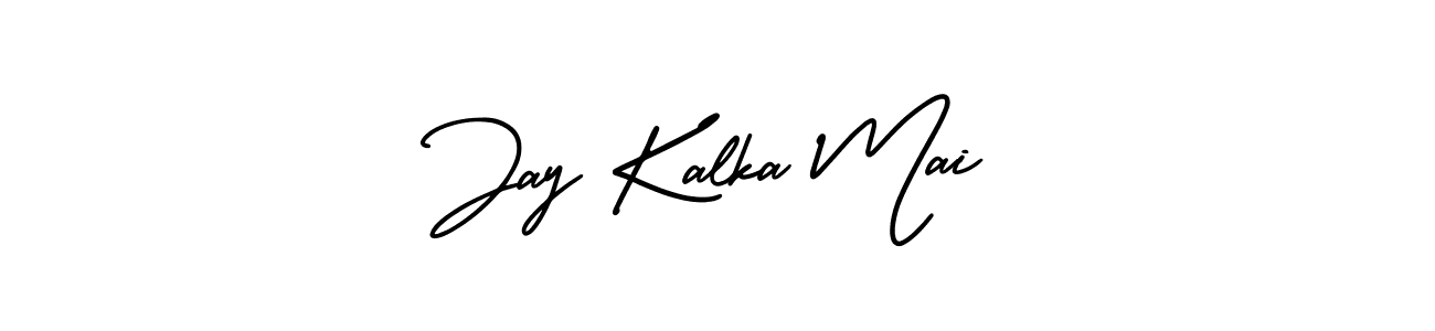 AmerikaSignatureDemo-Regular is a professional signature style that is perfect for those who want to add a touch of class to their signature. It is also a great choice for those who want to make their signature more unique. Get Jay Kalka Mai name to fancy signature for free. Jay Kalka Mai signature style 3 images and pictures png