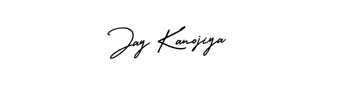 It looks lik you need a new signature style for name Jay Kanojiya. Design unique handwritten (AmerikaSignatureDemo-Regular) signature with our free signature maker in just a few clicks. Jay Kanojiya signature style 3 images and pictures png