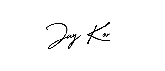 Similarly AmerikaSignatureDemo-Regular is the best handwritten signature design. Signature creator online .You can use it as an online autograph creator for name Jay Kor. Jay Kor signature style 3 images and pictures png