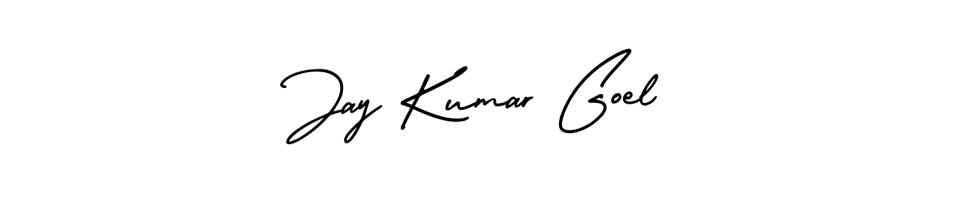 It looks lik you need a new signature style for name Jay Kumar Goel. Design unique handwritten (AmerikaSignatureDemo-Regular) signature with our free signature maker in just a few clicks. Jay Kumar Goel signature style 3 images and pictures png