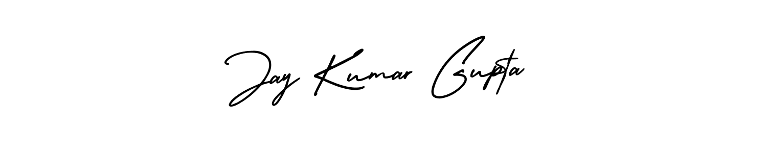 How to make Jay Kumar Gupta signature? AmerikaSignatureDemo-Regular is a professional autograph style. Create handwritten signature for Jay Kumar Gupta name. Jay Kumar Gupta signature style 3 images and pictures png