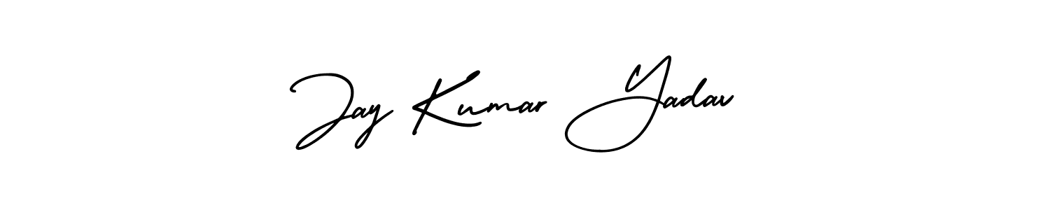 Jay Kumar Yadav stylish signature style. Best Handwritten Sign (AmerikaSignatureDemo-Regular) for my name. Handwritten Signature Collection Ideas for my name Jay Kumar Yadav. Jay Kumar Yadav signature style 3 images and pictures png