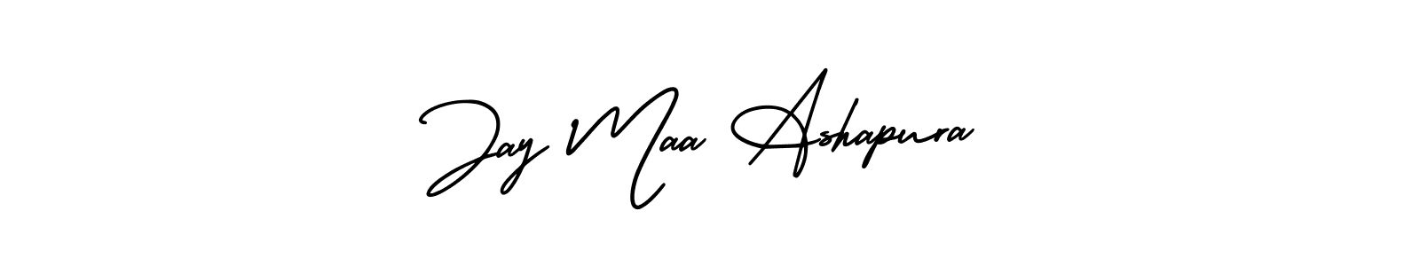 Jay Maa Ashapura stylish signature style. Best Handwritten Sign (AmerikaSignatureDemo-Regular) for my name. Handwritten Signature Collection Ideas for my name Jay Maa Ashapura. Jay Maa Ashapura signature style 3 images and pictures png