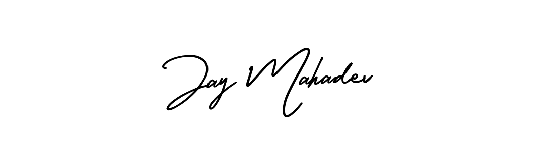 Use a signature maker to create a handwritten signature online. With this signature software, you can design (AmerikaSignatureDemo-Regular) your own signature for name Jay Mahadev. Jay Mahadev signature style 3 images and pictures png