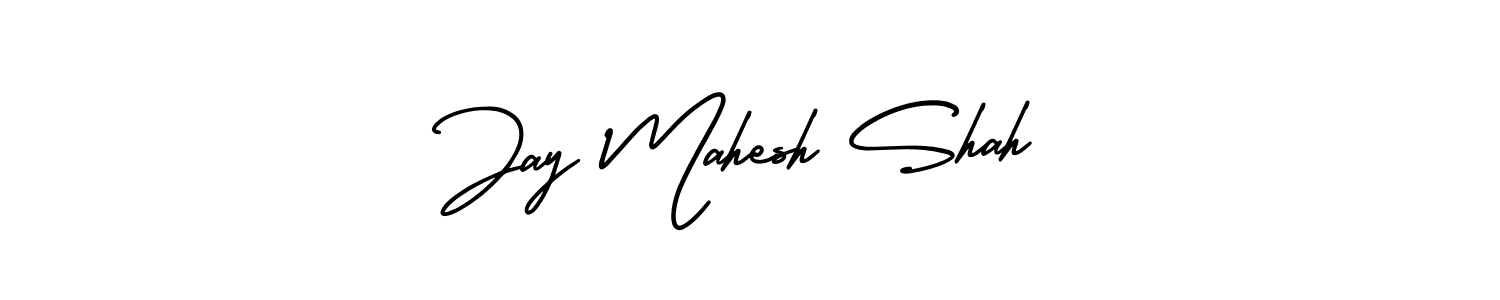 Make a short Jay Mahesh Shah signature style. Manage your documents anywhere anytime using AmerikaSignatureDemo-Regular. Create and add eSignatures, submit forms, share and send files easily. Jay Mahesh Shah signature style 3 images and pictures png