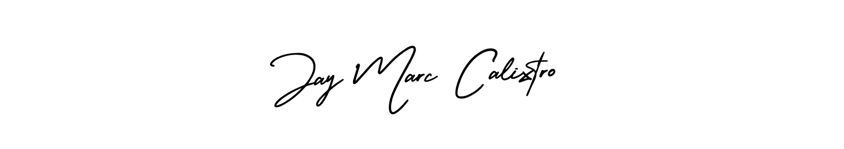 if you are searching for the best signature style for your name Jay Marc Calixtro. so please give up your signature search. here we have designed multiple signature styles  using AmerikaSignatureDemo-Regular. Jay Marc Calixtro signature style 3 images and pictures png