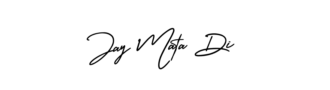 Make a short Jay Mata Di signature style. Manage your documents anywhere anytime using AmerikaSignatureDemo-Regular. Create and add eSignatures, submit forms, share and send files easily. Jay Mata Di signature style 3 images and pictures png