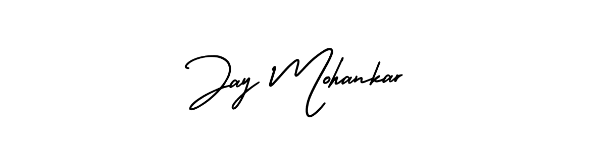 Create a beautiful signature design for name Jay Mohankar. With this signature (AmerikaSignatureDemo-Regular) fonts, you can make a handwritten signature for free. Jay Mohankar signature style 3 images and pictures png