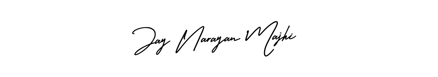 Design your own signature with our free online signature maker. With this signature software, you can create a handwritten (AmerikaSignatureDemo-Regular) signature for name Jay Narayan Majhi. Jay Narayan Majhi signature style 3 images and pictures png