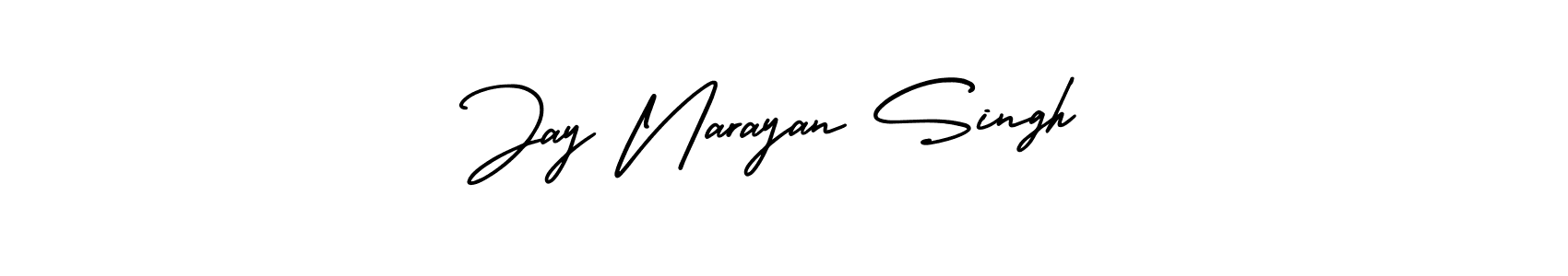Create a beautiful signature design for name Jay Narayan Singh. With this signature (AmerikaSignatureDemo-Regular) fonts, you can make a handwritten signature for free. Jay Narayan Singh signature style 3 images and pictures png
