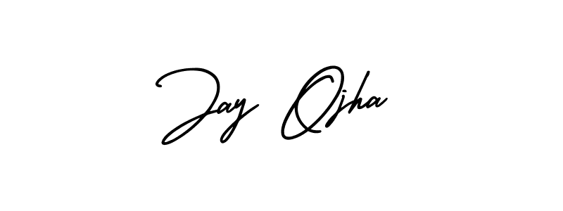 Create a beautiful signature design for name Jay Ojha. With this signature (AmerikaSignatureDemo-Regular) fonts, you can make a handwritten signature for free. Jay Ojha signature style 3 images and pictures png