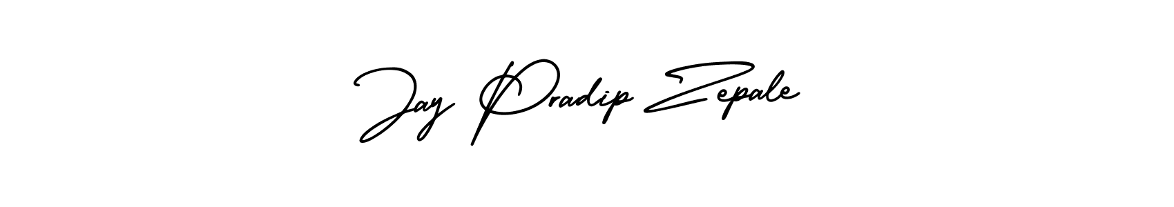 AmerikaSignatureDemo-Regular is a professional signature style that is perfect for those who want to add a touch of class to their signature. It is also a great choice for those who want to make their signature more unique. Get Jay Pradip Zepale name to fancy signature for free. Jay Pradip Zepale signature style 3 images and pictures png