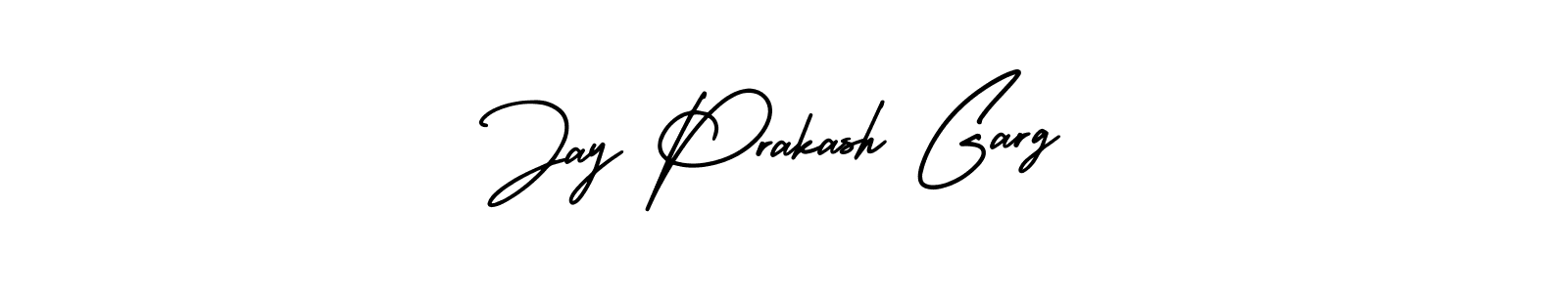 Make a beautiful signature design for name Jay Prakash Garg. With this signature (AmerikaSignatureDemo-Regular) style, you can create a handwritten signature for free. Jay Prakash Garg signature style 3 images and pictures png