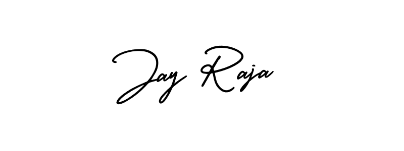 Create a beautiful signature design for name Jay Raja. With this signature (AmerikaSignatureDemo-Regular) fonts, you can make a handwritten signature for free. Jay Raja signature style 3 images and pictures png