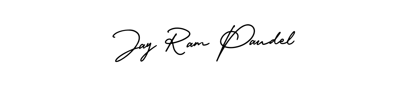 Create a beautiful signature design for name Jay Ram Paudel. With this signature (AmerikaSignatureDemo-Regular) fonts, you can make a handwritten signature for free. Jay Ram Paudel signature style 3 images and pictures png