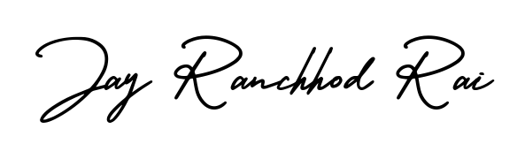 Stand out with a creative autograph for Jay Ranchhod Rai. The AmerikaSignatureDemo-Regular styling blends modern aesthetics with classic signature flourishes. Jay Ranchhod Rai signature style 3 images and pictures png