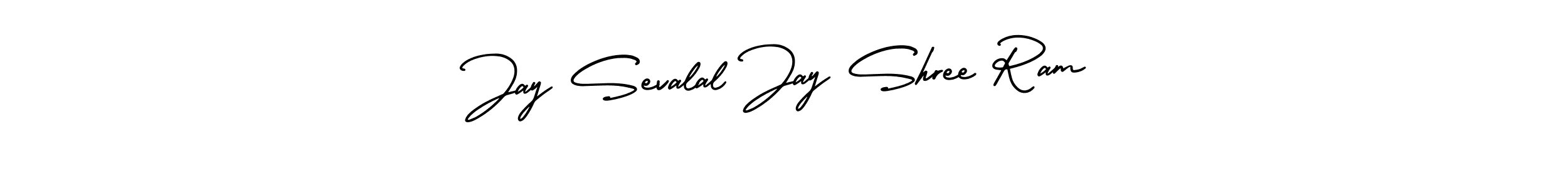 Use a signature maker to create a handwritten signature online. With this signature software, you can design (AmerikaSignatureDemo-Regular) your own signature for name Jay Sevalal Jay Shree Ram. Jay Sevalal Jay Shree Ram signature style 3 images and pictures png