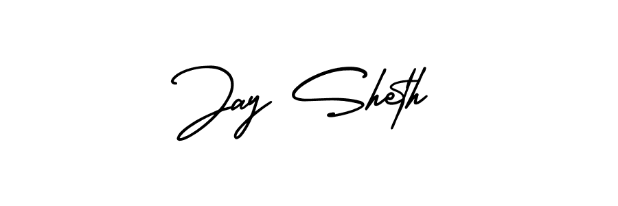 if you are searching for the best signature style for your name Jay Sheth. so please give up your signature search. here we have designed multiple signature styles  using AmerikaSignatureDemo-Regular. Jay Sheth signature style 3 images and pictures png