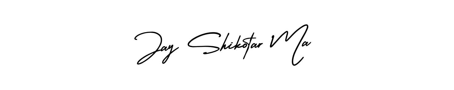 Use a signature maker to create a handwritten signature online. With this signature software, you can design (AmerikaSignatureDemo-Regular) your own signature for name Jay Shikotar Ma. Jay Shikotar Ma signature style 3 images and pictures png