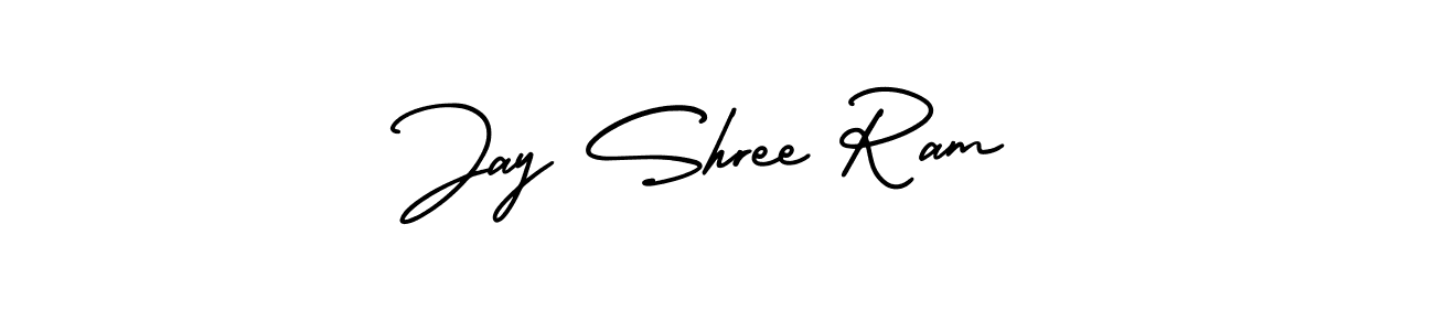 Jay Shree Ram stylish signature style. Best Handwritten Sign (AmerikaSignatureDemo-Regular) for my name. Handwritten Signature Collection Ideas for my name Jay Shree Ram. Jay Shree Ram signature style 3 images and pictures png