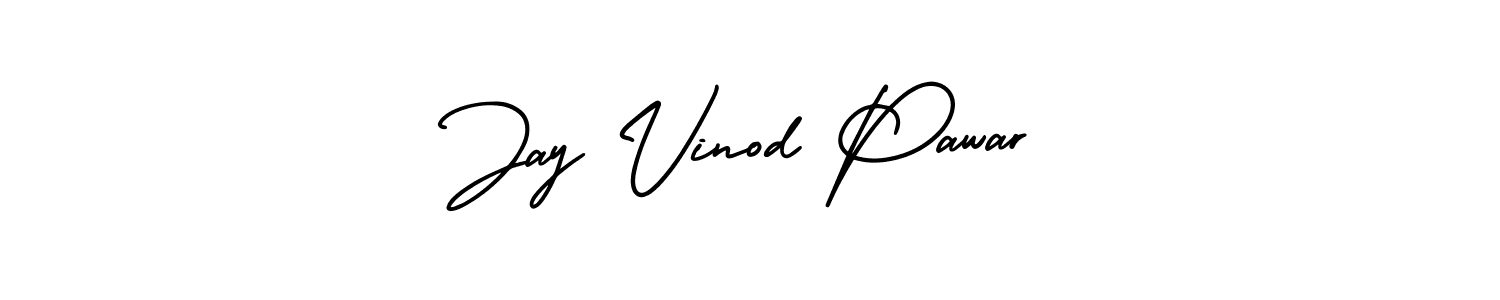 It looks lik you need a new signature style for name Jay Vinod Pawar. Design unique handwritten (AmerikaSignatureDemo-Regular) signature with our free signature maker in just a few clicks. Jay Vinod Pawar signature style 3 images and pictures png