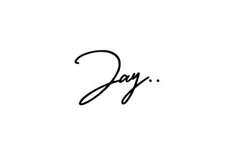 Also we have Jay.. name is the best signature style. Create professional handwritten signature collection using AmerikaSignatureDemo-Regular autograph style. Jay.. signature style 3 images and pictures png