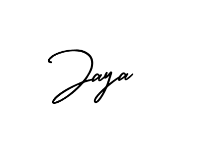 Jaya stylish signature style. Best Handwritten Sign (AmerikaSignatureDemo-Regular) for my name. Handwritten Signature Collection Ideas for my name Jaya. Jaya signature style 3 images and pictures png