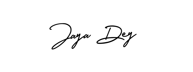 Design your own signature with our free online signature maker. With this signature software, you can create a handwritten (AmerikaSignatureDemo-Regular) signature for name Jaya Dey. Jaya Dey signature style 3 images and pictures png