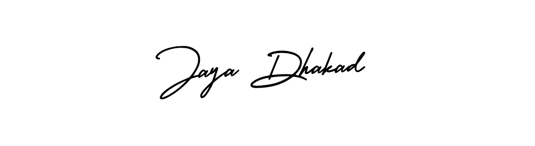 This is the best signature style for the Jaya Dhakad name. Also you like these signature font (AmerikaSignatureDemo-Regular). Mix name signature. Jaya Dhakad signature style 3 images and pictures png