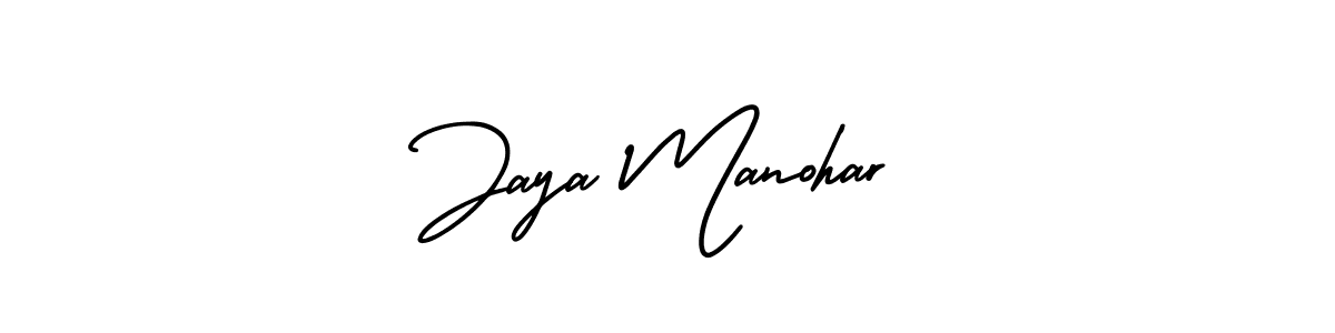 Also You can easily find your signature by using the search form. We will create Jaya Manohar name handwritten signature images for you free of cost using AmerikaSignatureDemo-Regular sign style. Jaya Manohar signature style 3 images and pictures png