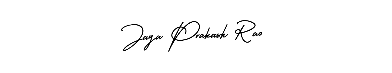 Design your own signature with our free online signature maker. With this signature software, you can create a handwritten (AmerikaSignatureDemo-Regular) signature for name Jaya Prakash Rao. Jaya Prakash Rao signature style 3 images and pictures png