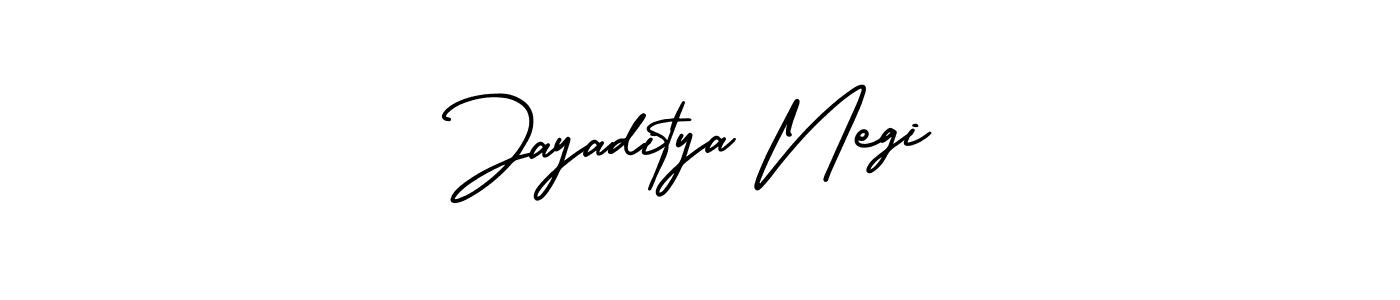 AmerikaSignatureDemo-Regular is a professional signature style that is perfect for those who want to add a touch of class to their signature. It is also a great choice for those who want to make their signature more unique. Get Jayaditya Negi name to fancy signature for free. Jayaditya Negi signature style 3 images and pictures png