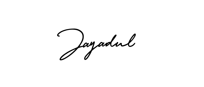 Also we have Jayadul name is the best signature style. Create professional handwritten signature collection using AmerikaSignatureDemo-Regular autograph style. Jayadul signature style 3 images and pictures png