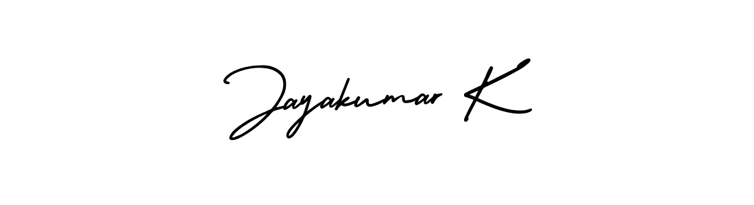 Also we have Jayakumar K name is the best signature style. Create professional handwritten signature collection using AmerikaSignatureDemo-Regular autograph style. Jayakumar K signature style 3 images and pictures png