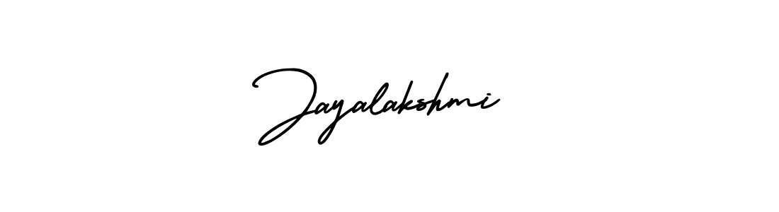AmerikaSignatureDemo-Regular is a professional signature style that is perfect for those who want to add a touch of class to their signature. It is also a great choice for those who want to make their signature more unique. Get Jayalakshmi name to fancy signature for free. Jayalakshmi signature style 3 images and pictures png
