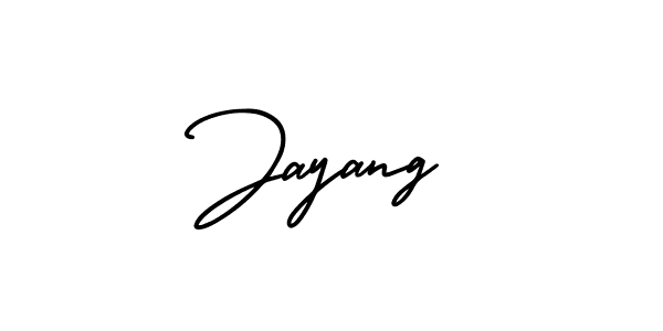 Jayang stylish signature style. Best Handwritten Sign (AmerikaSignatureDemo-Regular) for my name. Handwritten Signature Collection Ideas for my name Jayang. Jayang signature style 3 images and pictures png