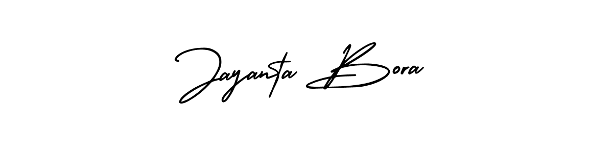 It looks lik you need a new signature style for name Jayanta Bora. Design unique handwritten (AmerikaSignatureDemo-Regular) signature with our free signature maker in just a few clicks. Jayanta Bora signature style 3 images and pictures png